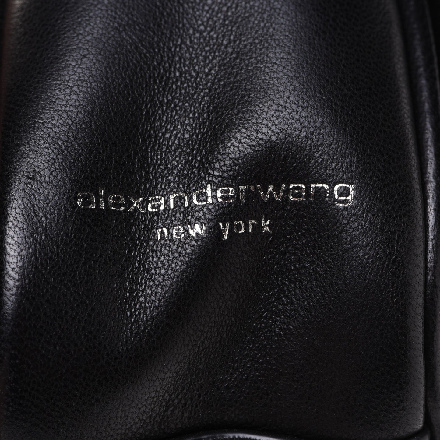 Lambskin Mini Brenda Camera Bag Black