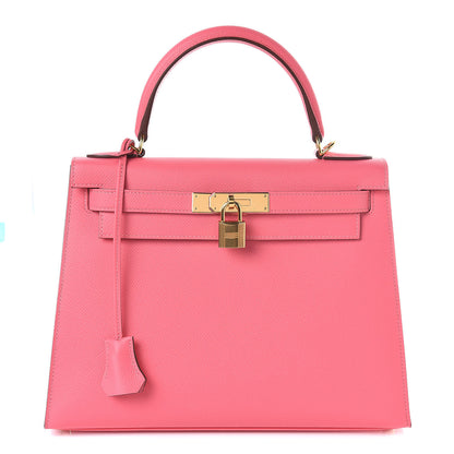 Hermes Epsom Kelly Sellier 28 Rose Azalee 1 of 41