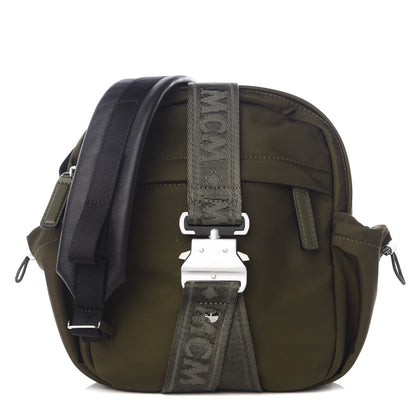 MCM Nylon Jemison Crossbody Loden Green 1 of 8