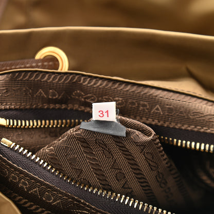 Prada Tessuto Nylon Saffiano Vela Backpack Rovere 9 of 10