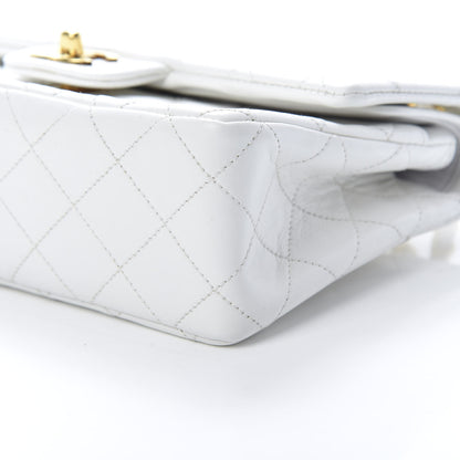 Chanel Lambskin Quilted Small Double Flap White 11 of 15