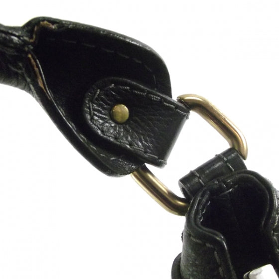 Leather Paddington Hobo Black