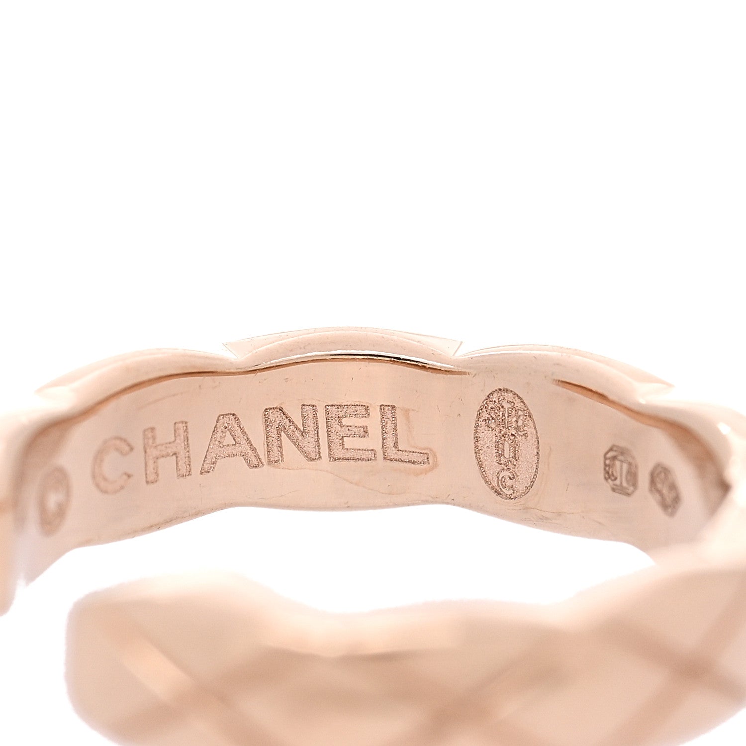 Chanel 18K Beige Gold Coco Crush Single Ear Cuff Earring 5 of 5