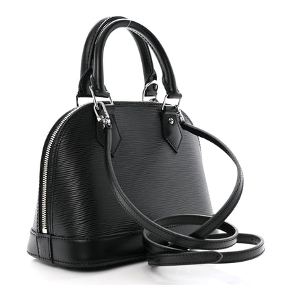 Louis Vuitton Epi Alma BB Black 3 of 9