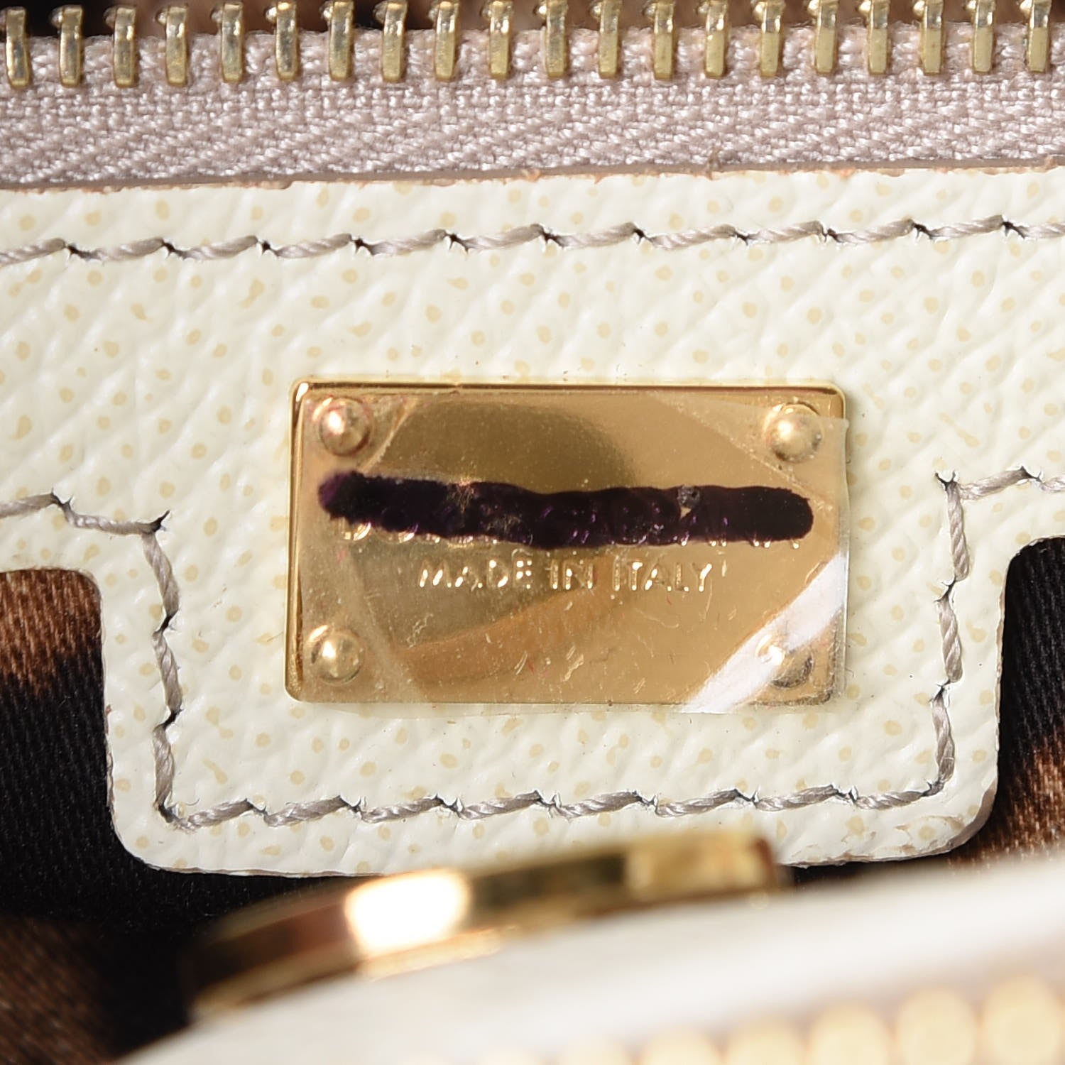 Dolce & Gabbana Dauphine Miss Sicily Double Zip Satchel White 5 of 14