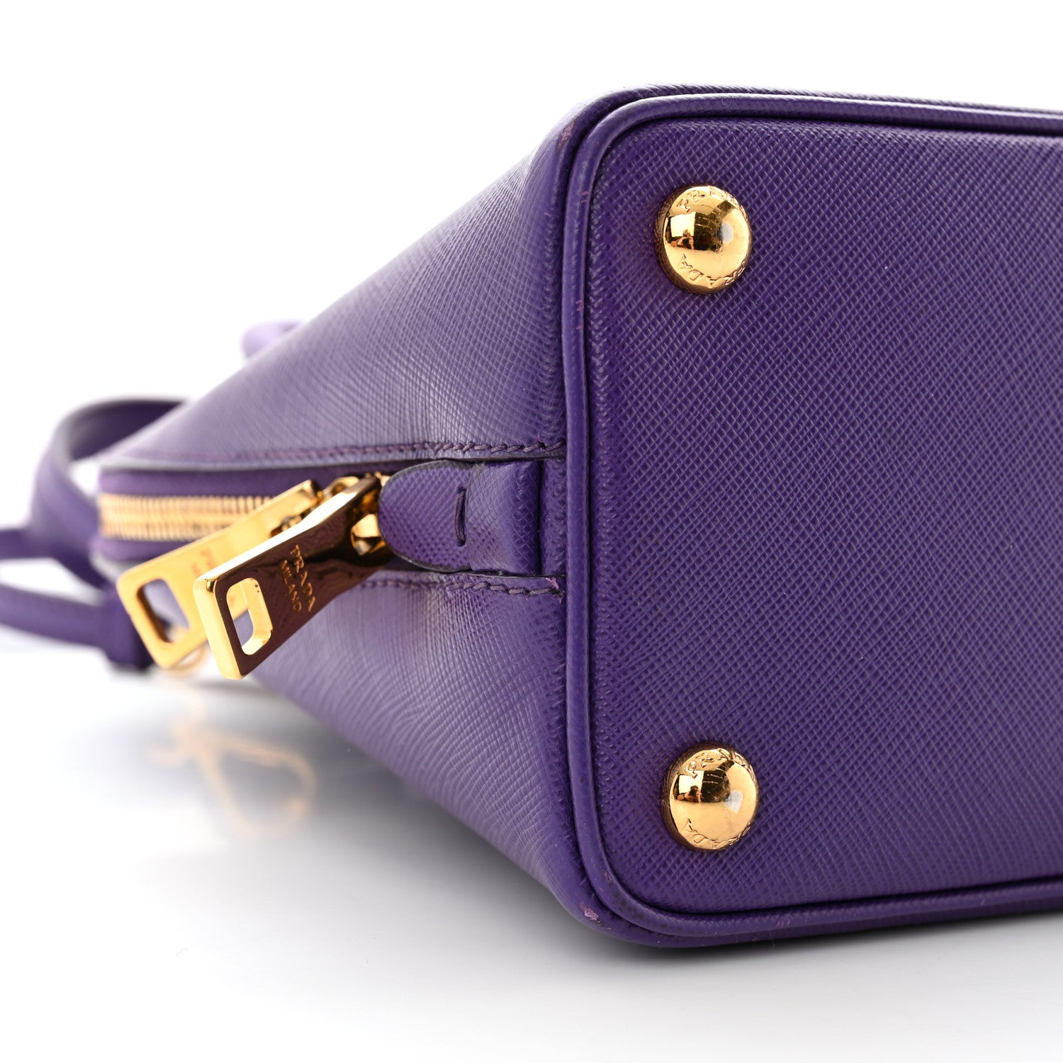 Prada Saffiano Lux Small Promenade Tote Viola 9 of 11