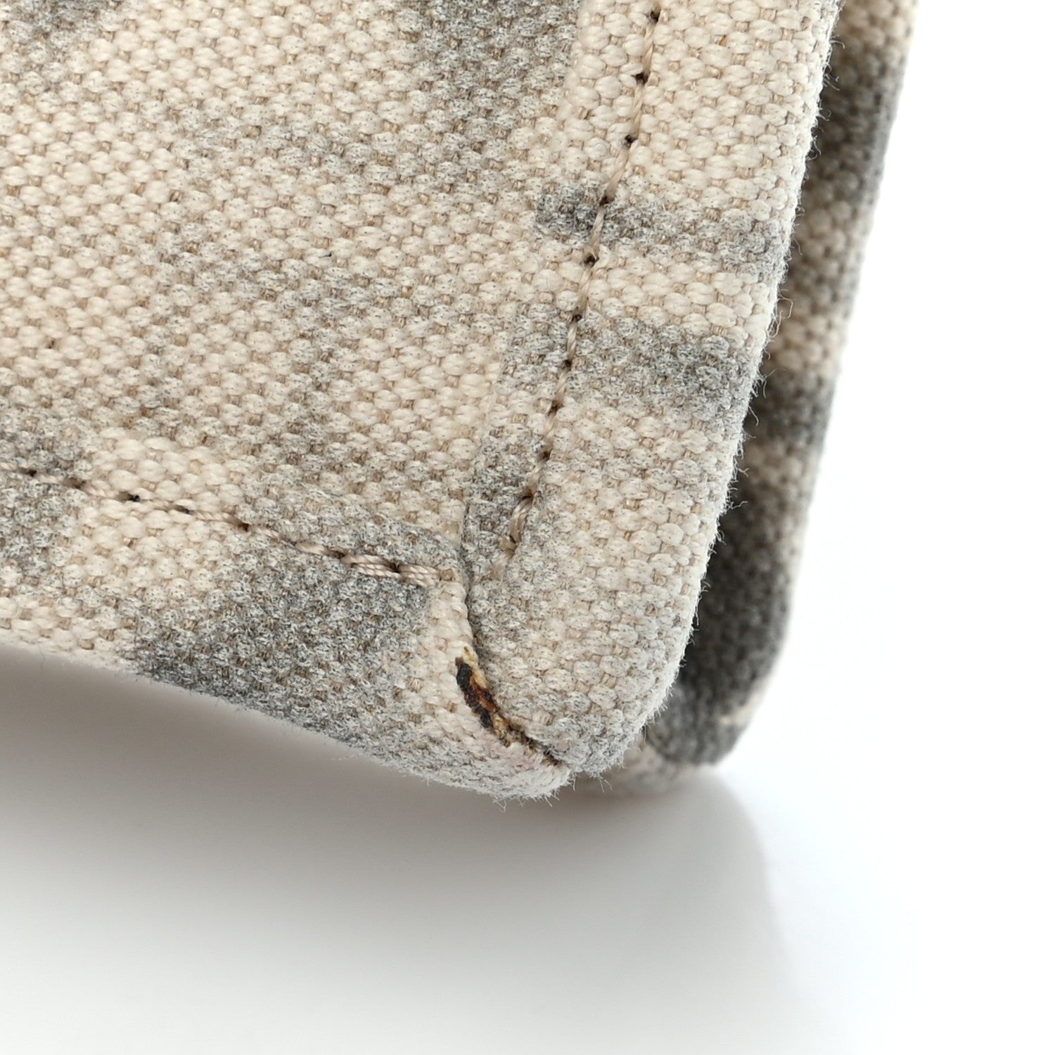 Chanel Canvas Iliad Flap Clutch Beige 10 of 11