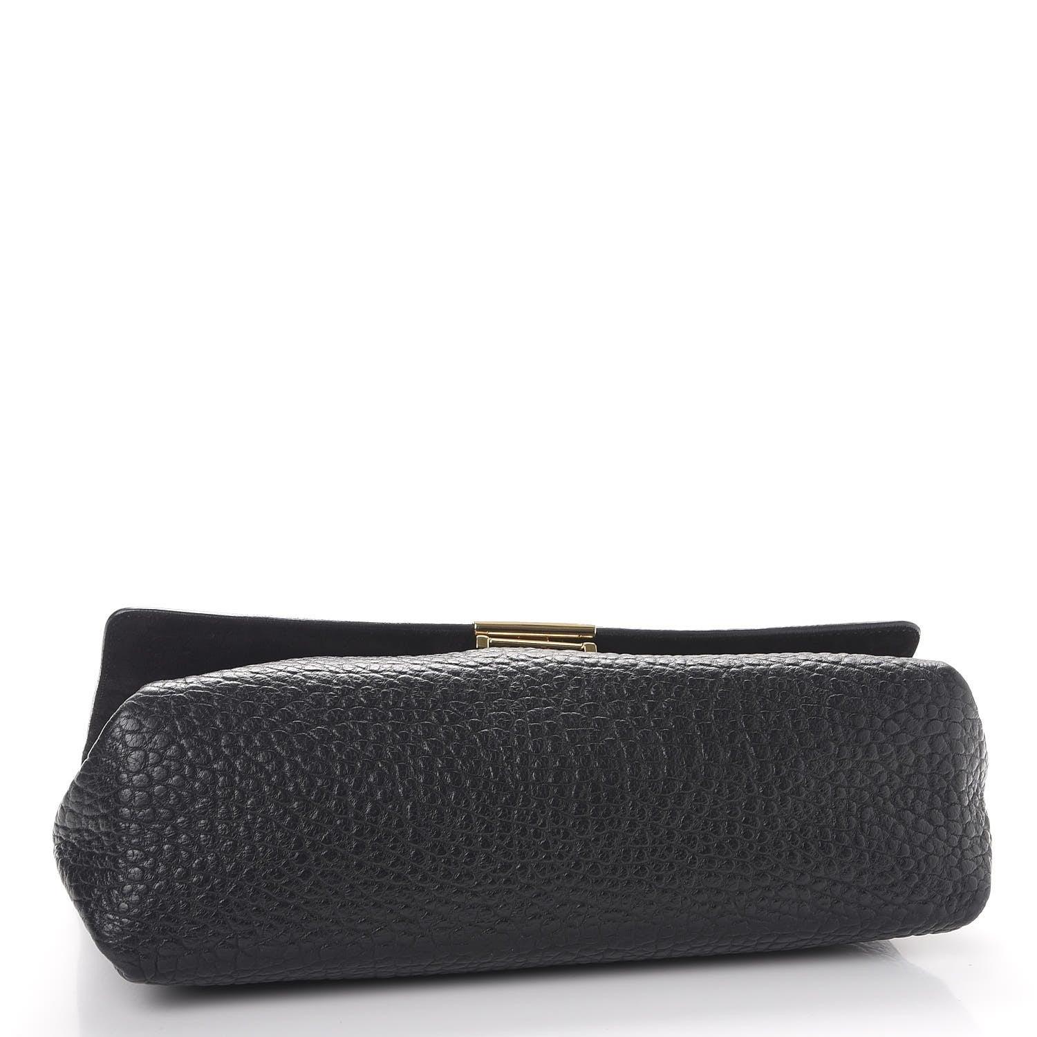 Burberry Signature Grain Large Mildenhall Shoulder Bag Black 4 of 8