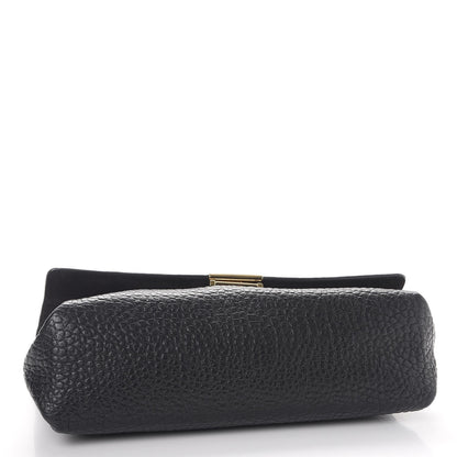 Burberry Signature Grain Large Mildenhall Shoulder Bag Black 4 of 8