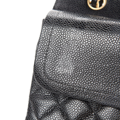 Chanel Caviar Quilted Medium Double Flap Black 8 of 13