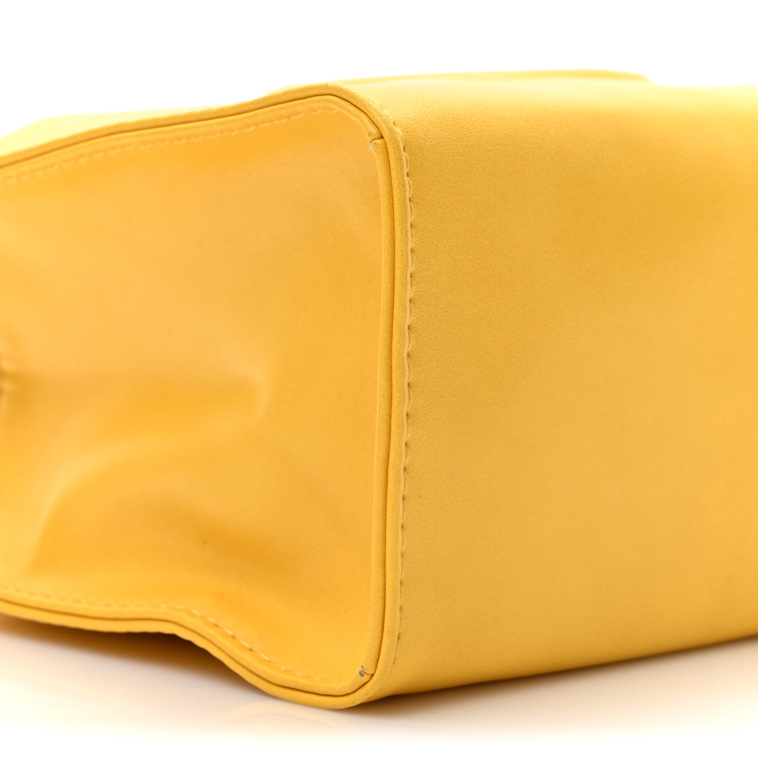 Telfar Vegan Leather Small Shopping Bag Yellow 9 of 14