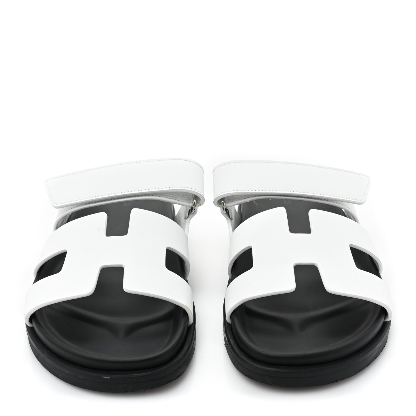 Calfskin Womens Chypre Sandals 38 White