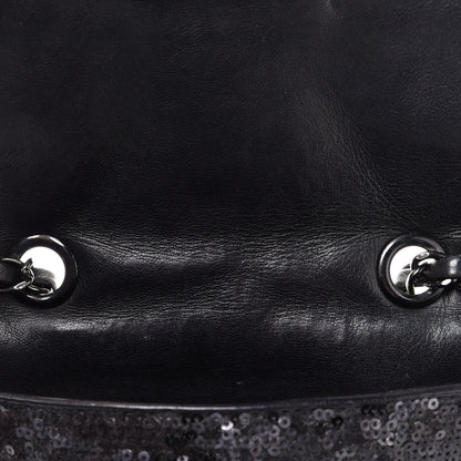 Chanel Sequin Lambskin Mini Moonlight on Water Flap Black 10 of 10