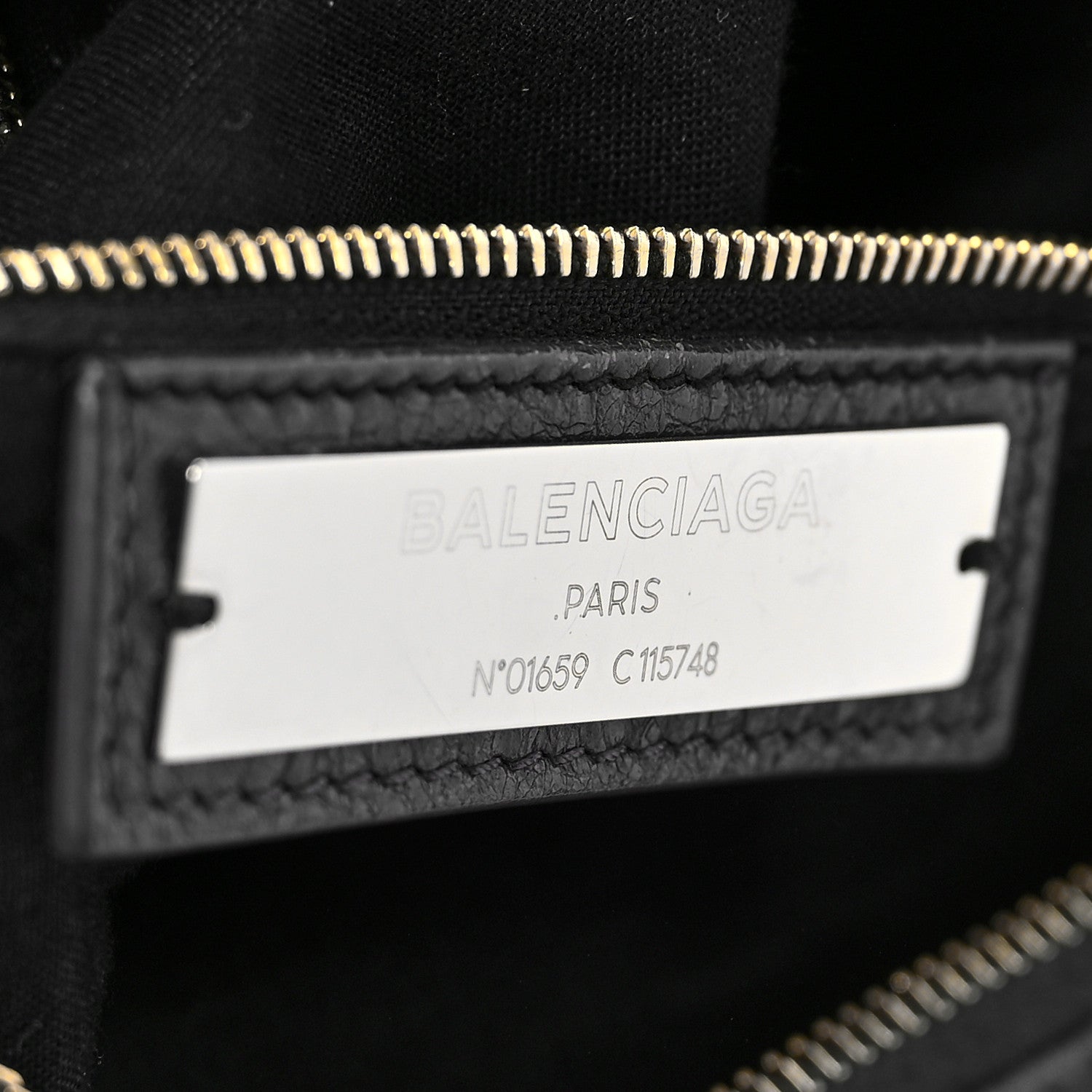 Balenciaga Agneau Classic Gold Hardware City Gris Fossile Anthracite 6 of 11