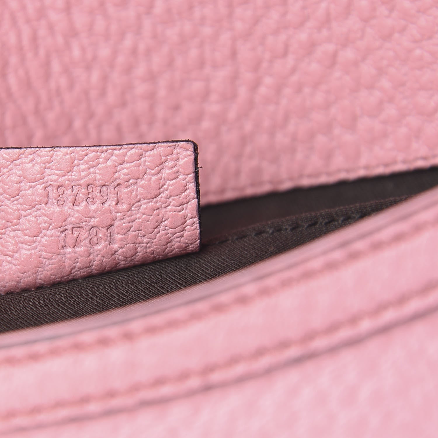 Gucci Pebbled Calfskin Bamboo Chain Bag Pink 7 of 12