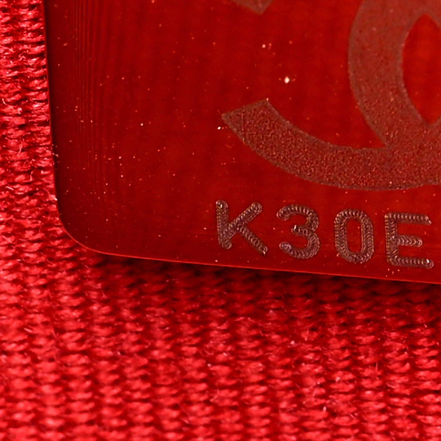 Chanel Lambskin Plexiglass Quilted Coco Love Wallet On Chain WOC Red 7 of 10