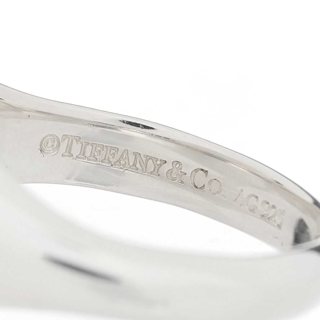 Sterling Silver Return to Tiffany Heart Signet Ring 49 5
