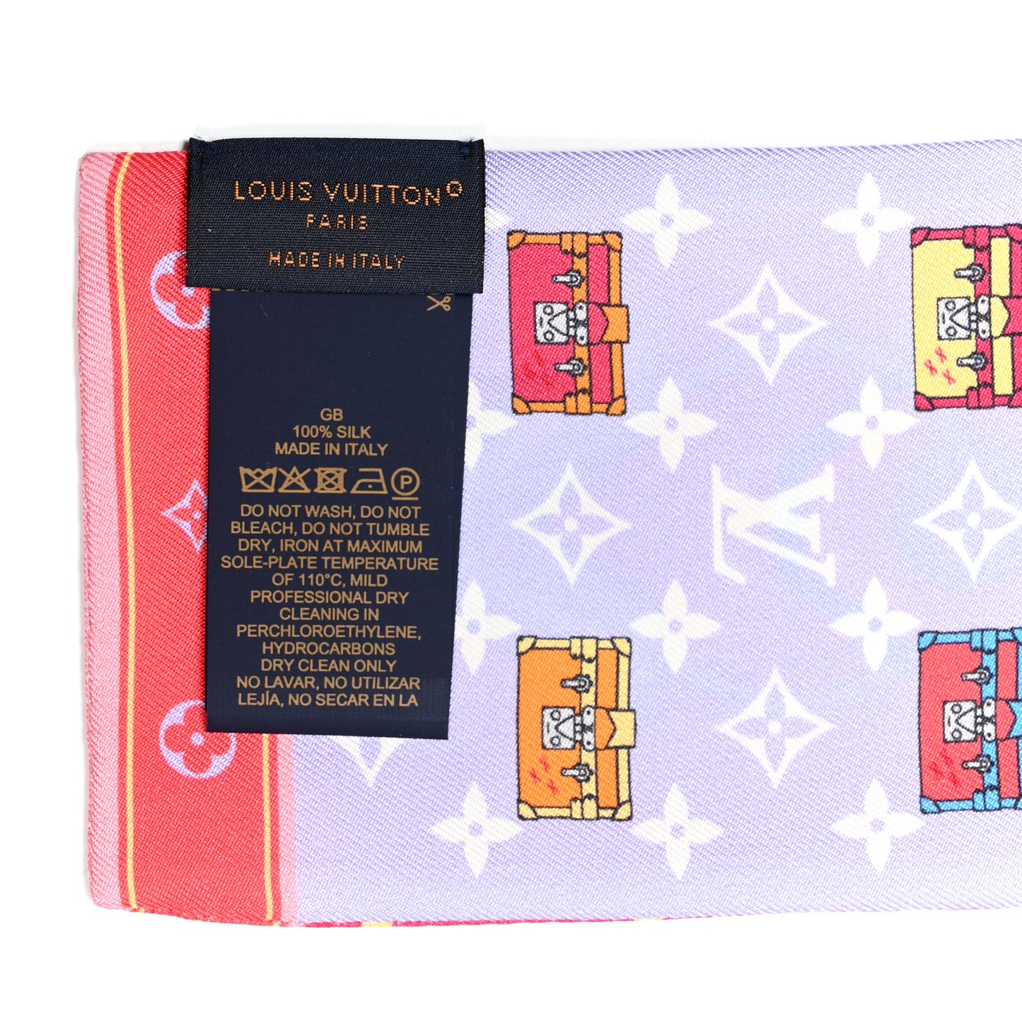Silk Monogram Minimalle Bandeau Lilac