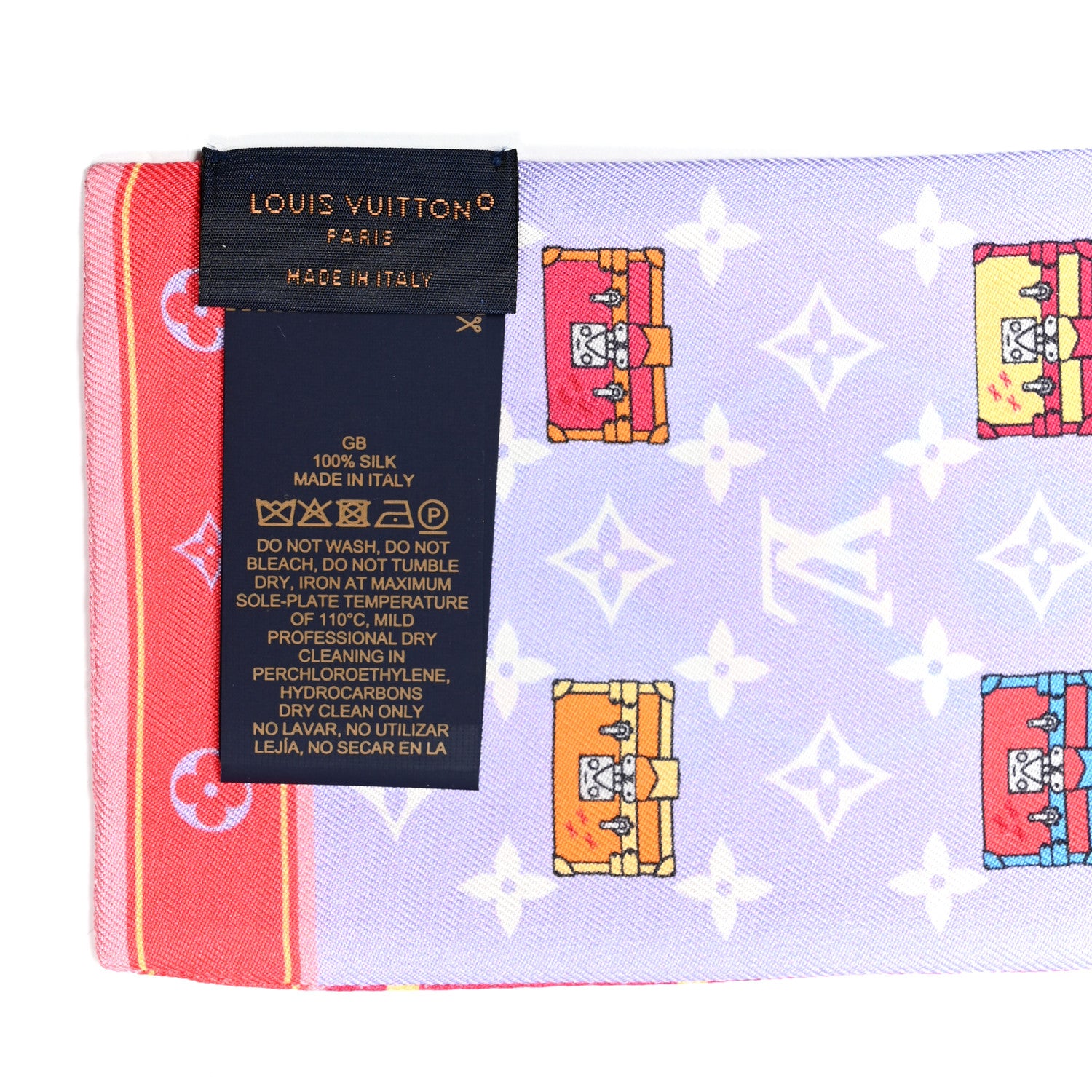 Louis Vuitton Silk Monogram Minimalle Bandeau Lilac 3 of 3