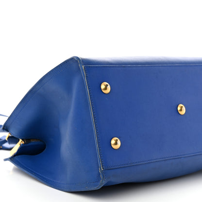 Saint Laurent Calfskin Small Classic Y Cabas Royal Blue 8 of 18