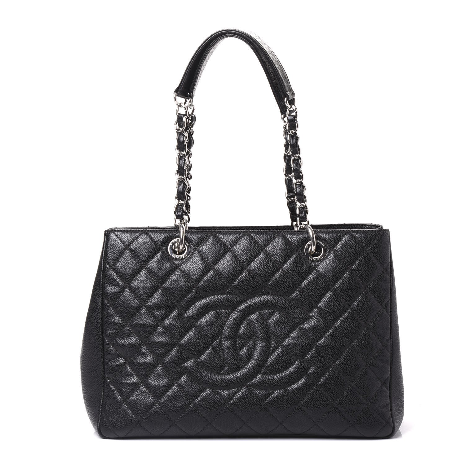 Chanel Caviar Quilted Grand Shopping Tote GST Black 1 of 11