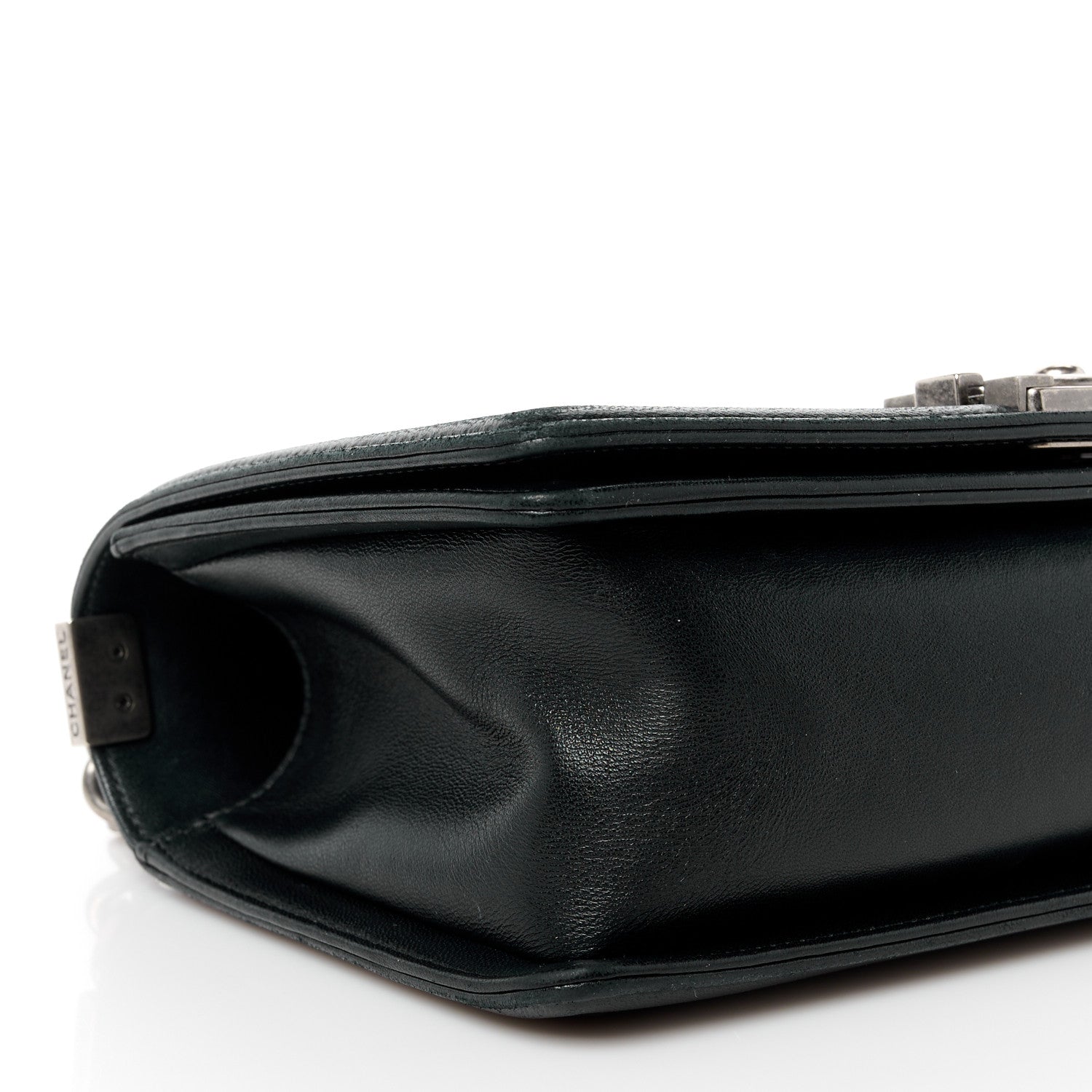 Chanel Lambskin Quilted Medium Boy Flap Black 9 of 10