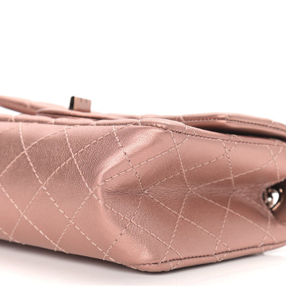 Chanel Metallic Grained Calfskin Quilted 2.55 Reissue Mini Flap Copper Pink 10 of 10