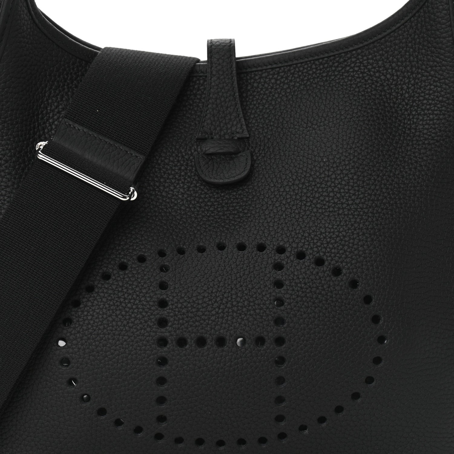 Hermes Taurillon Clemence Evelyne III PM Black 8 of 10
