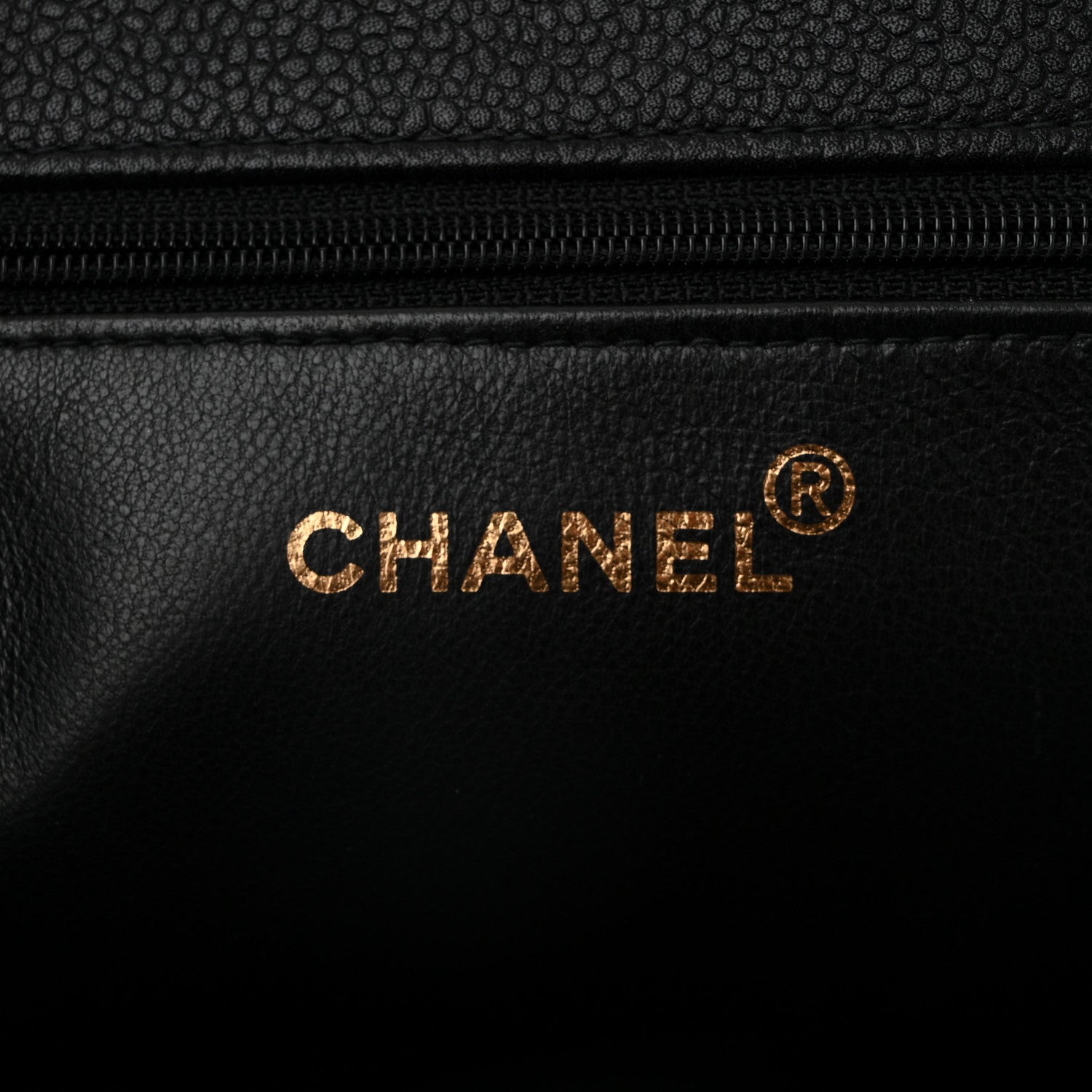 Chanel Caviar CC Tote Black 6 of 11