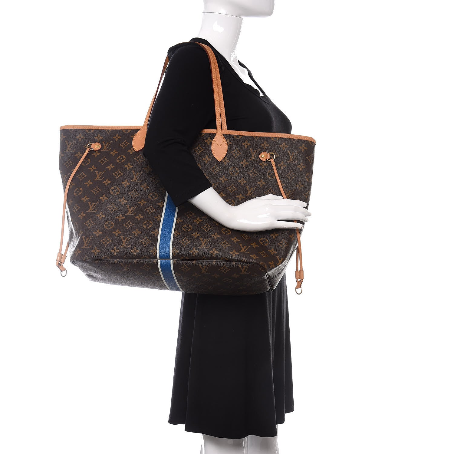 Louis Vuitton Monogram My LV Heritage Neverfull GM Blue de France White 2 of 10