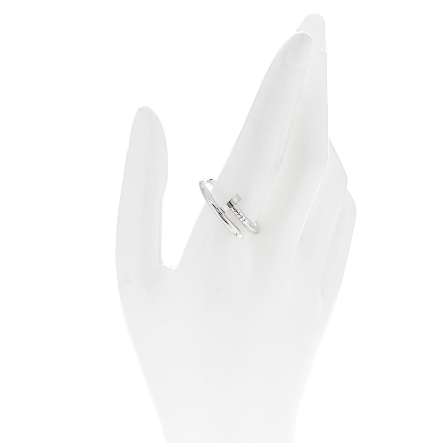 18K White Gold Juste Un Clou Ring 66 11.5