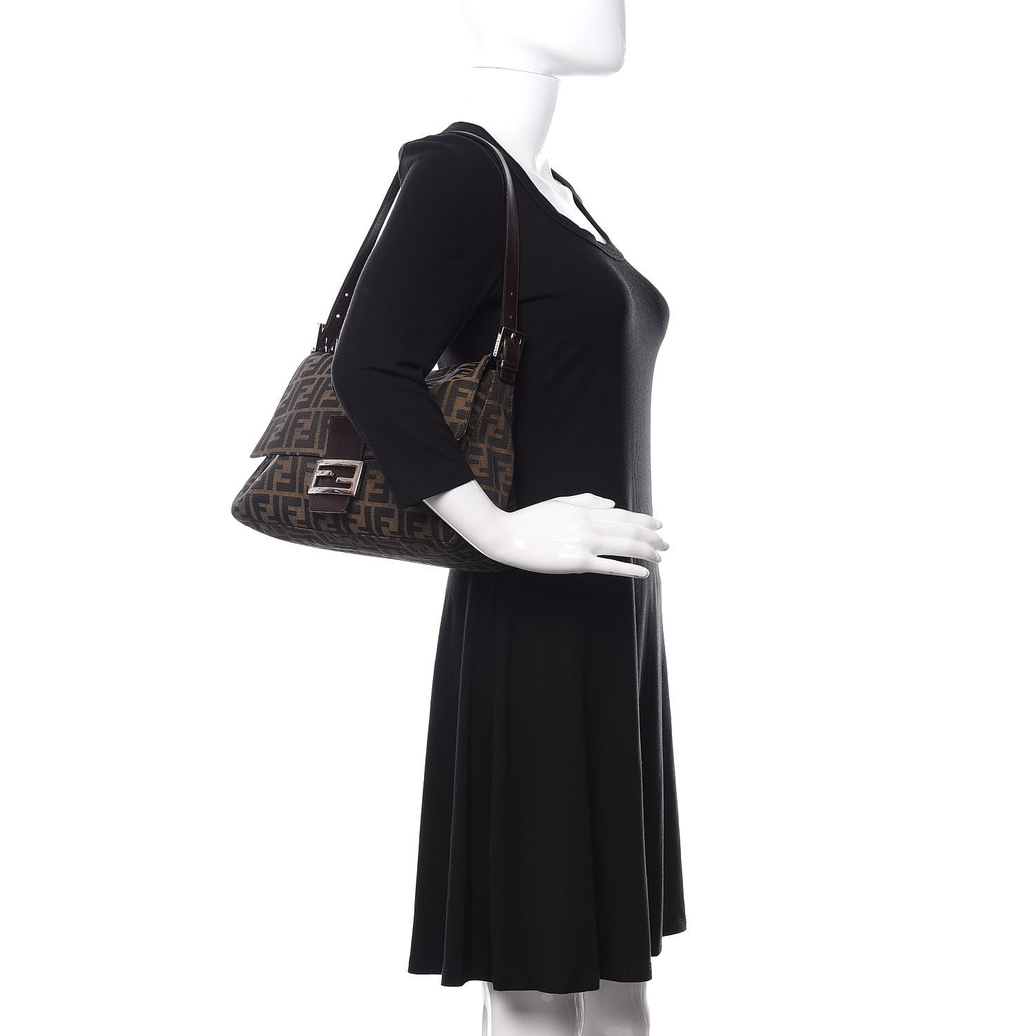 Fendi Zucca Mama Baguette Tobacco 2 of 12