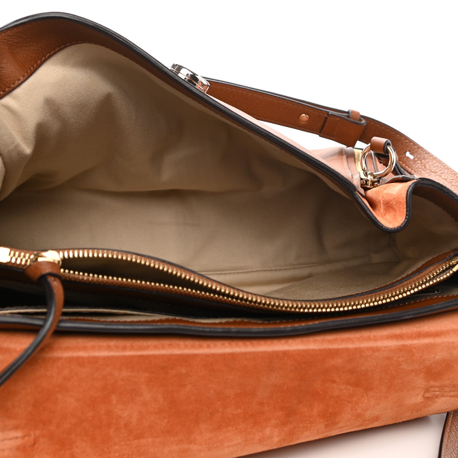 Chloe Calfskin Medium Faye Day Shoulder Bag Tan 6 of 11
