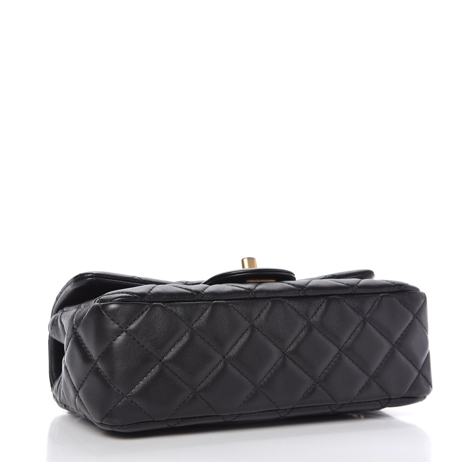 Chanel Lambskin Quilted Mini Rectangular Pearl Crush Flap Black 4 of 11