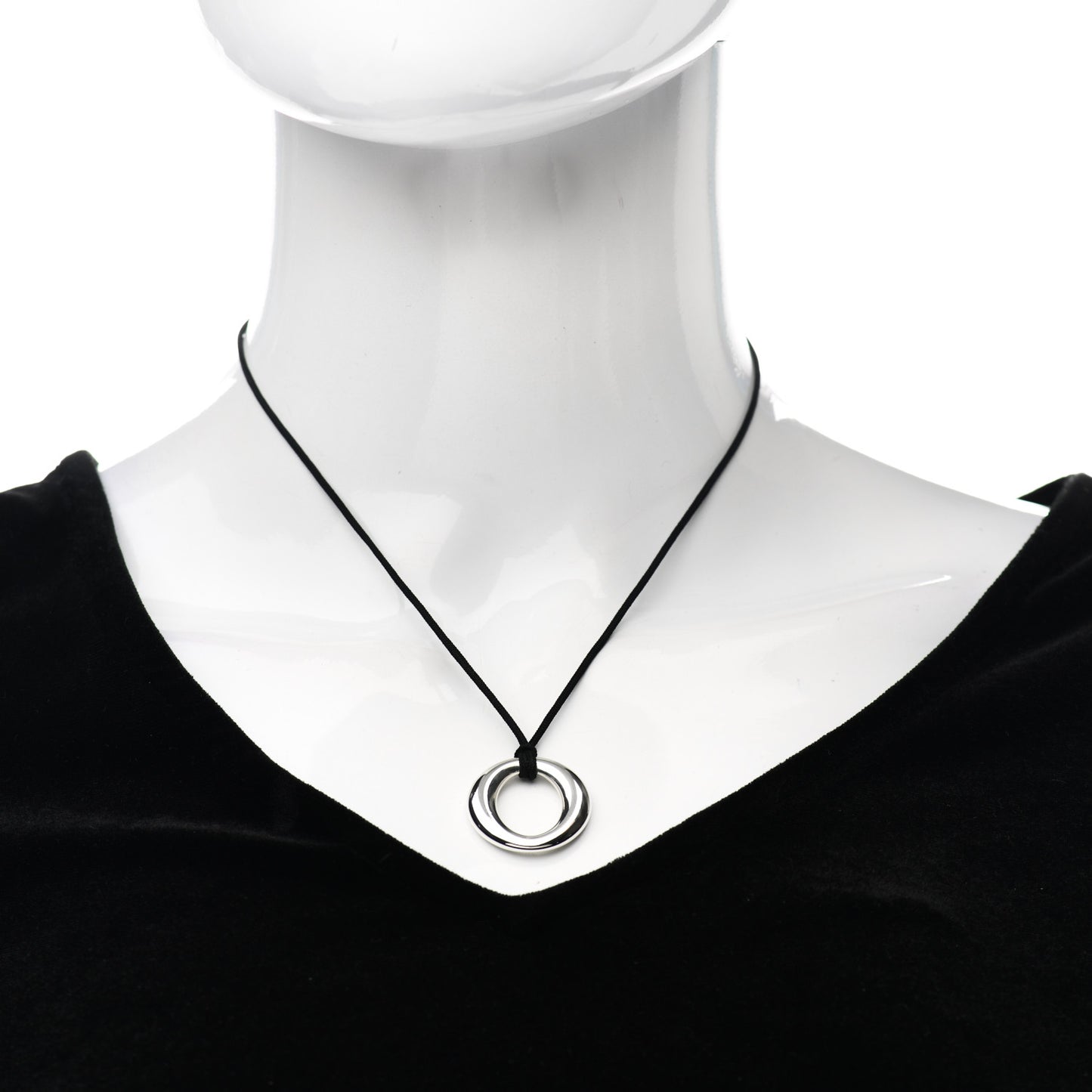 Sterling Silver Elsa Peretti Sevillana Pendant Necklace