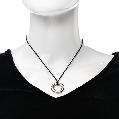 Tiffany Sterling Silver Elsa Peretti Sevillana Pendant Necklace 2 of 4