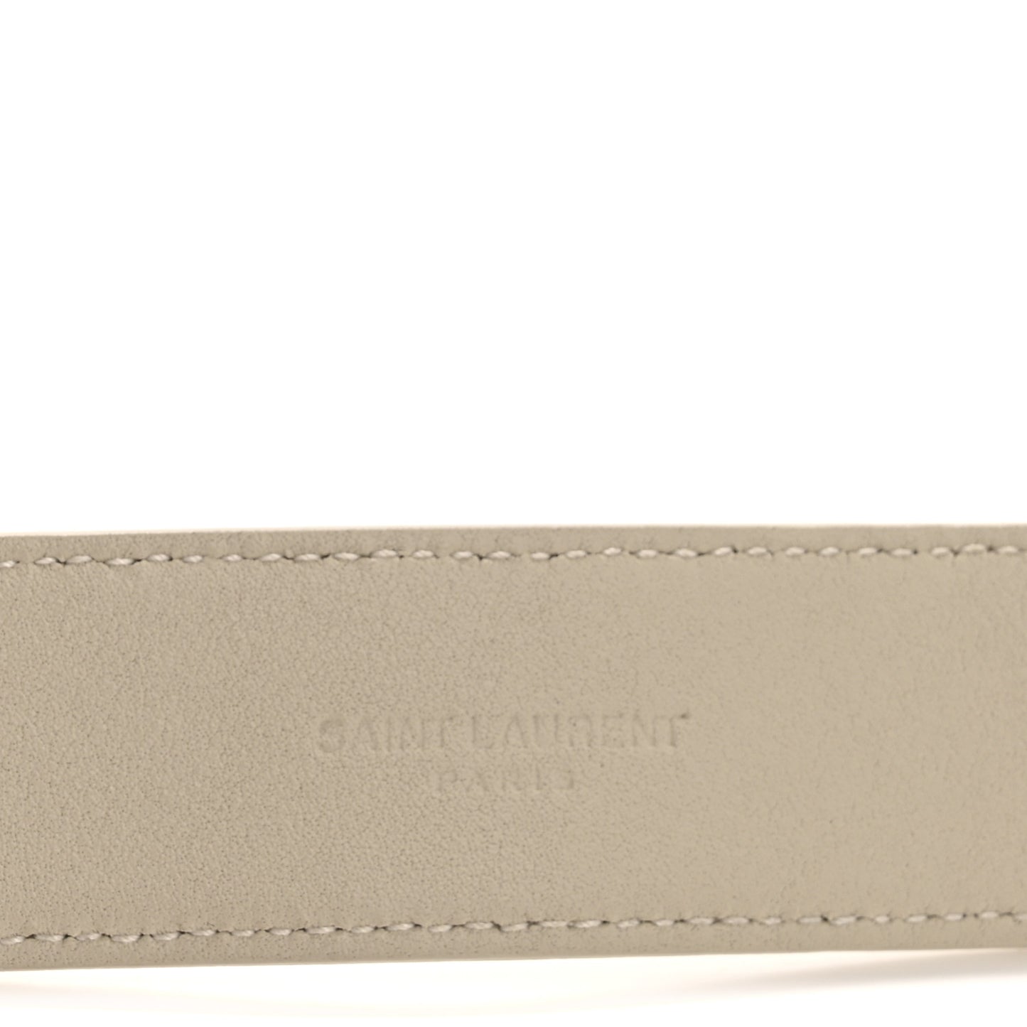 Smooth Calfskin Monogram Square Buckle Belt 80 32 Crema Soft