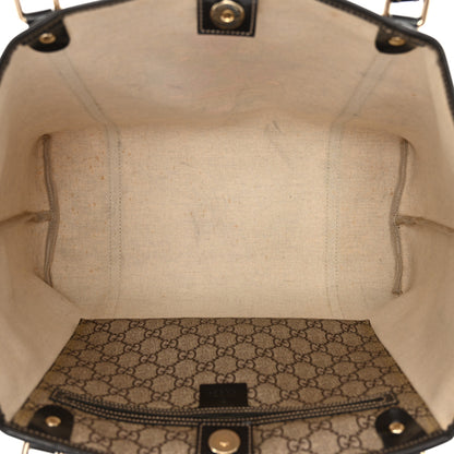 Gucci GG Plus Monogram Tattoo Heart Medium Joy Tote Dark Brown 5 of 12