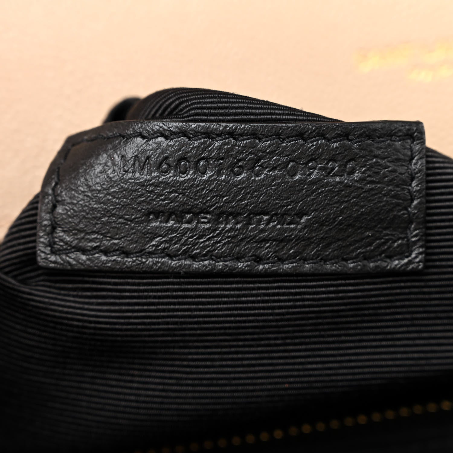 Saint Laurent Grain De Poudre Mixed Matelasse Large Triquilt Monogram Satchel Dark Beige 7 of 11