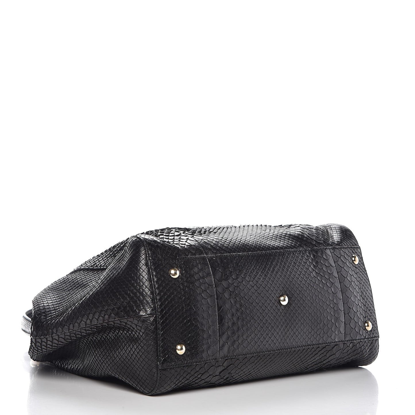 Python Medium Soho Shoulder Bag Black
