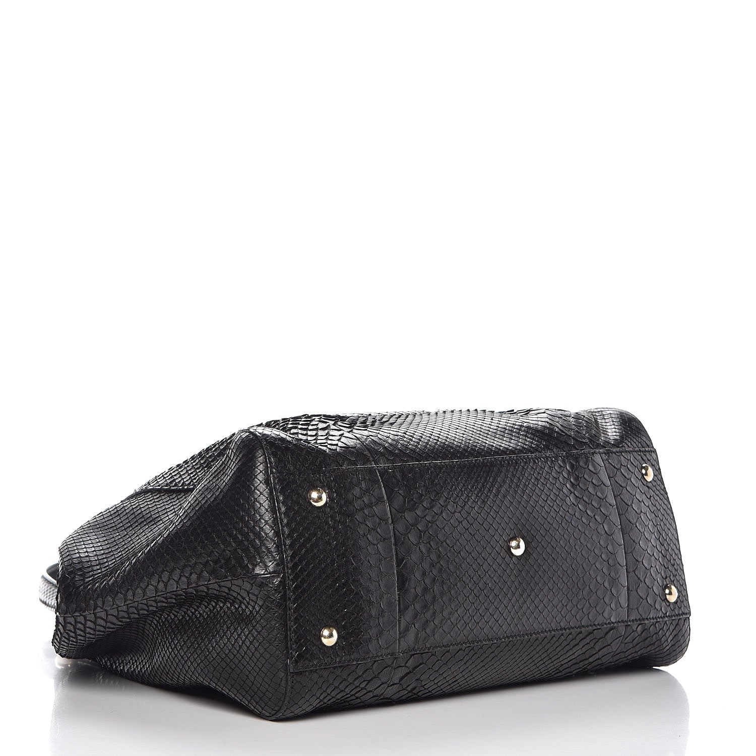 Gucci Python Medium Soho Shoulder Bag Black 4 of 7