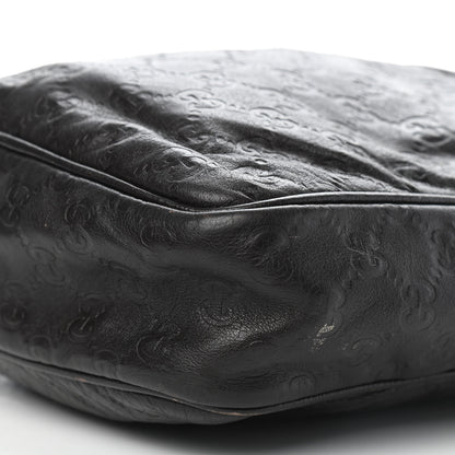 Gucci Guccissima Flat Messenger Bag Dark Brown 9 of 13