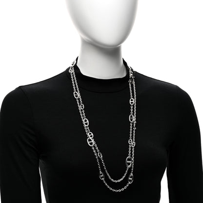 Hermes Sterling Silver Farandole Necklace 160 2 of 5