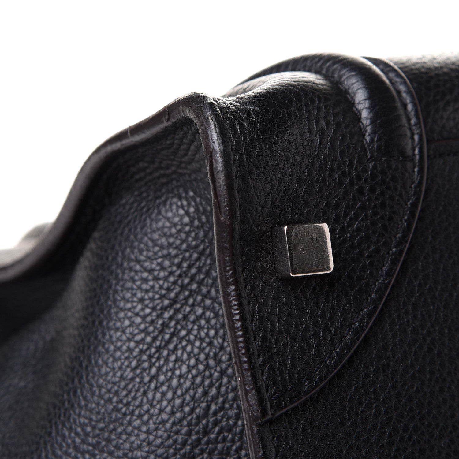 Celine Drummed Calfskin Mini Luggage Black 10 of 11