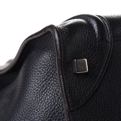 Celine Drummed Calfskin Mini Luggage Black 10 of 11