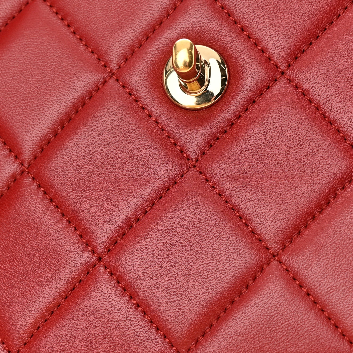 Chanel Lambskin Quilted Small Trendy CC Flap Dual Handle Bag Red 12 of 17
