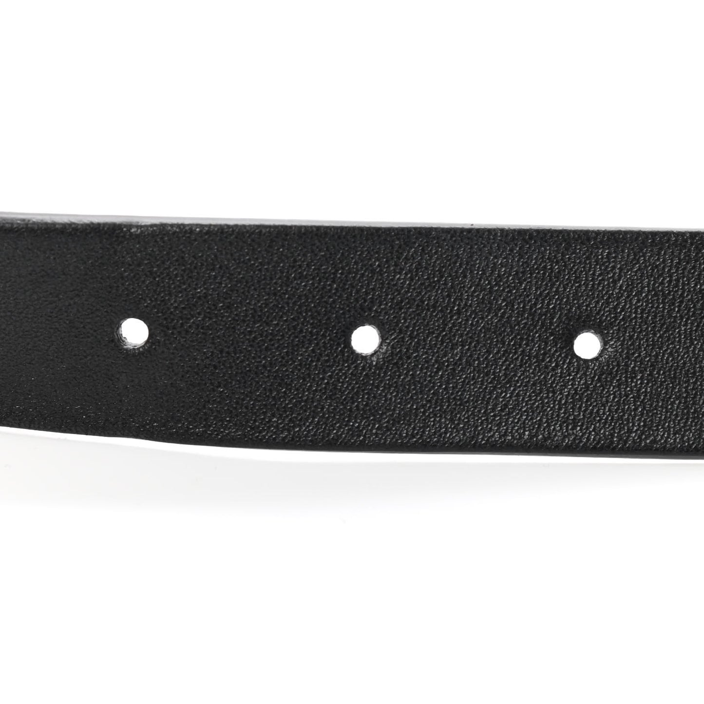 Calfskin CC Triple Row Chain Belt 90 36 Gold Black White