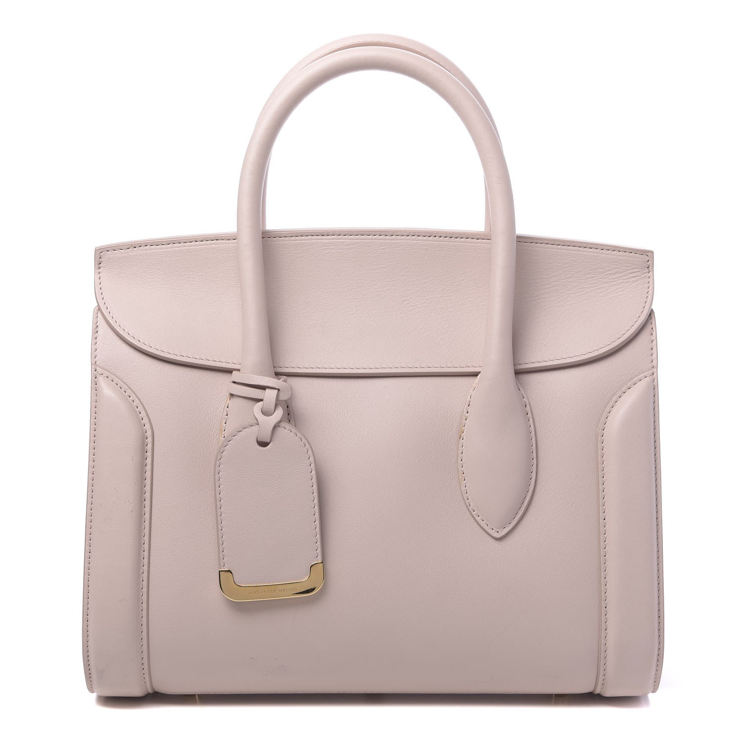 Alexander McQueen Sweet Calfskin Small Heroine 30 Nude 1 of 11