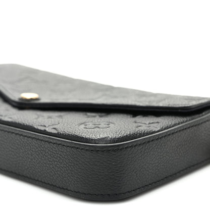 Louis Vuitton Empreinte Pochette Felicie Chain Wallet Black 11 of 11