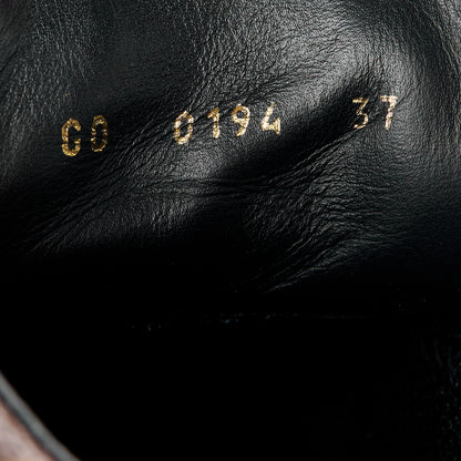 Louis Vuitton Suede Patent Monogram Move Up Sneakers 37 Black 8 of 10